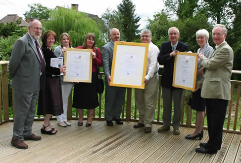 Happy faces of prize winners